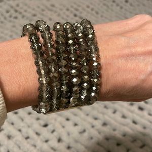 Six strand marcasite bracelets from White House Black Market